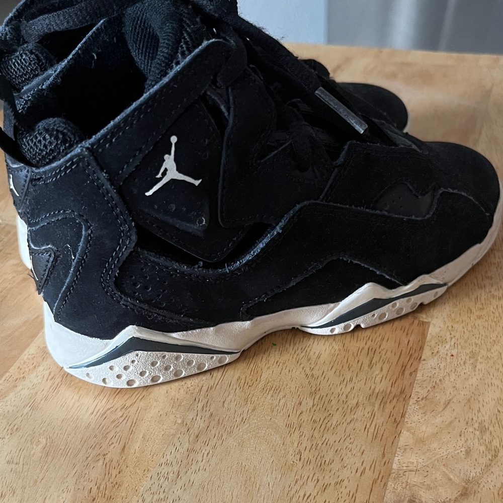 Jordan Kids Black and White Sneakers